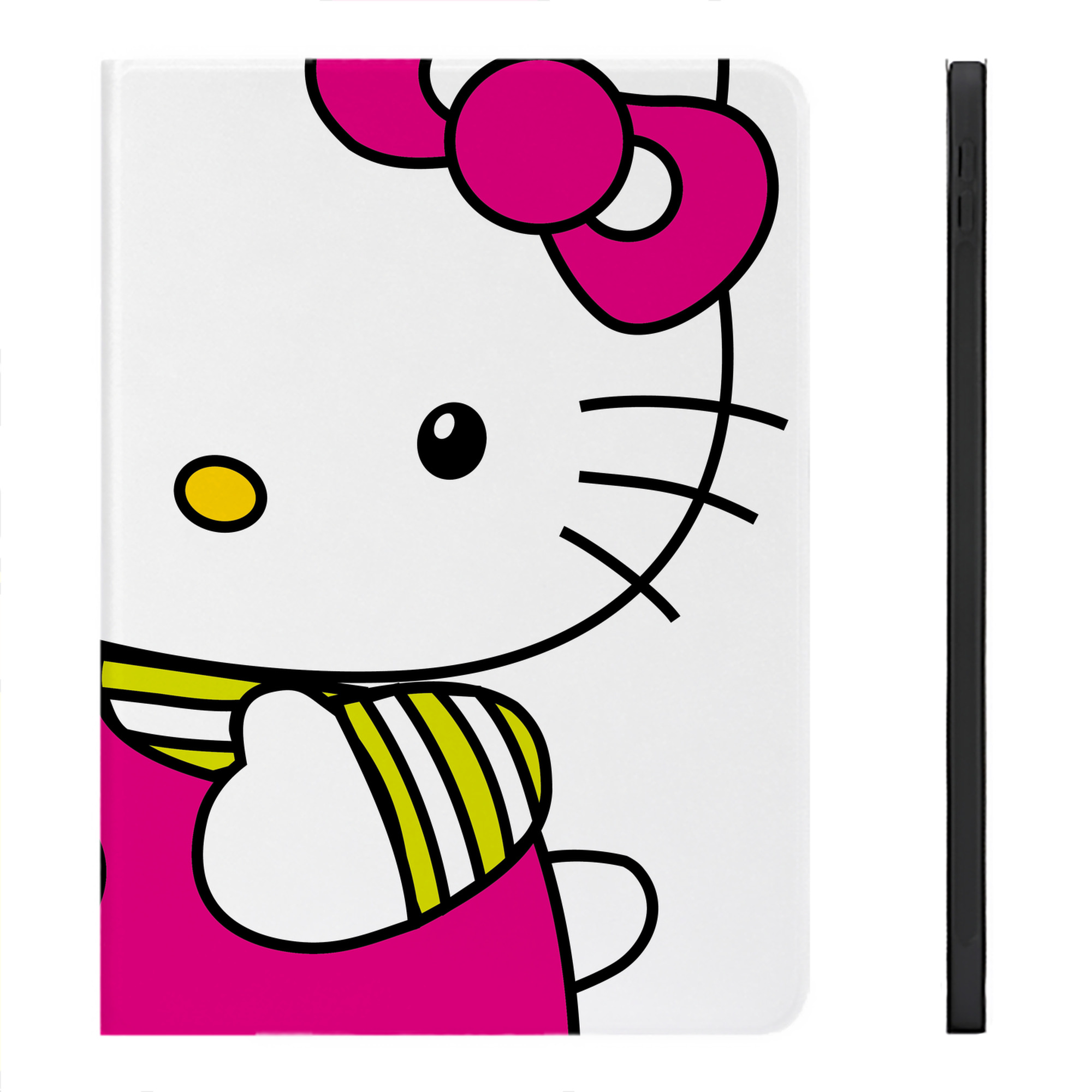 （画像用） Hello Kitty ハローキティ IPadケース ペンホルダー付き ブックスタイルデザイン
